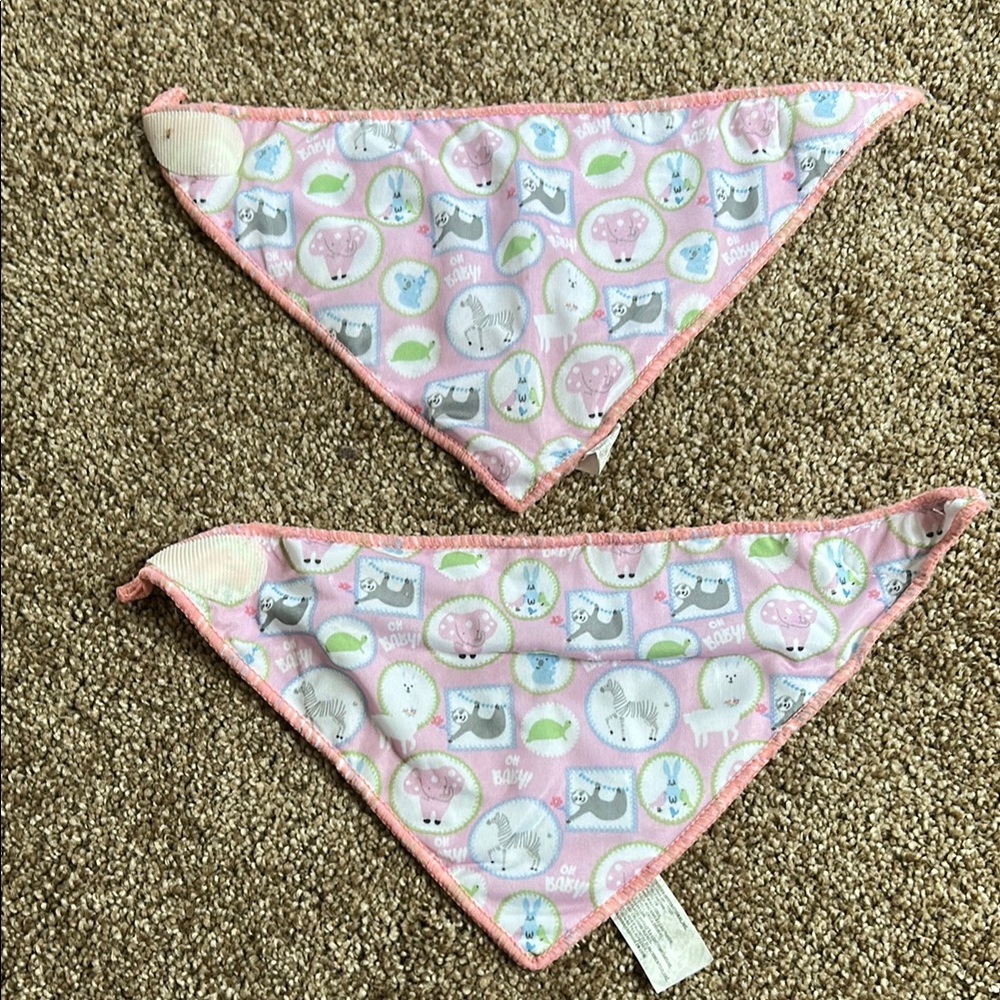 Colorful Baby Bib Set of 14 3-12 Months - Picture 3 of 3